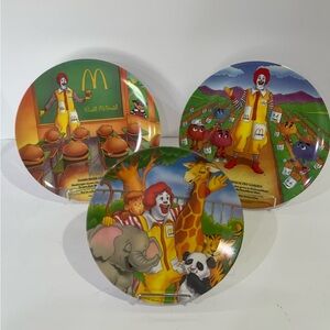 Vintage McDonald's 80’s Plates